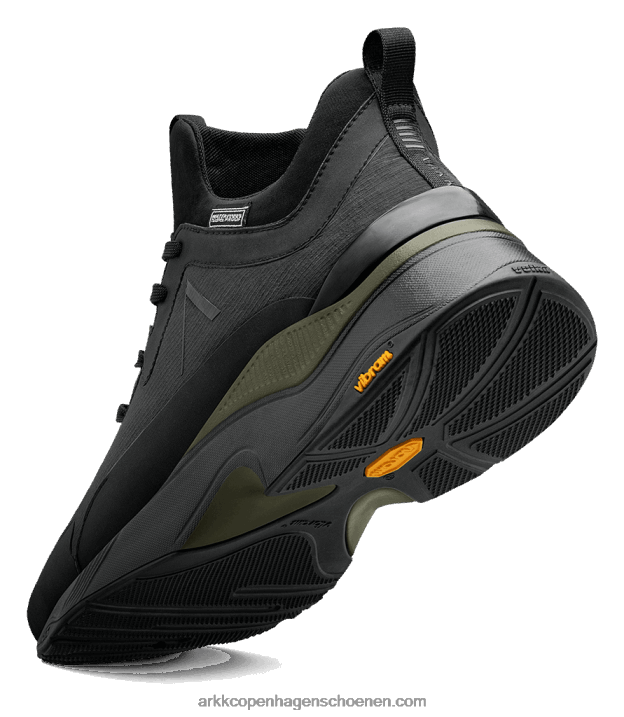 ARKK Copenhagen B82X101 zwart donker leger Heren stormrydr nylon hl 2.0 vulkn vibram