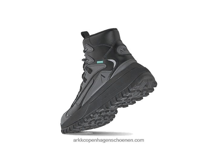 ARKK Copenhagen B82X41 zwarte kasteelrots Heren apaze hightop leer hl t-s19