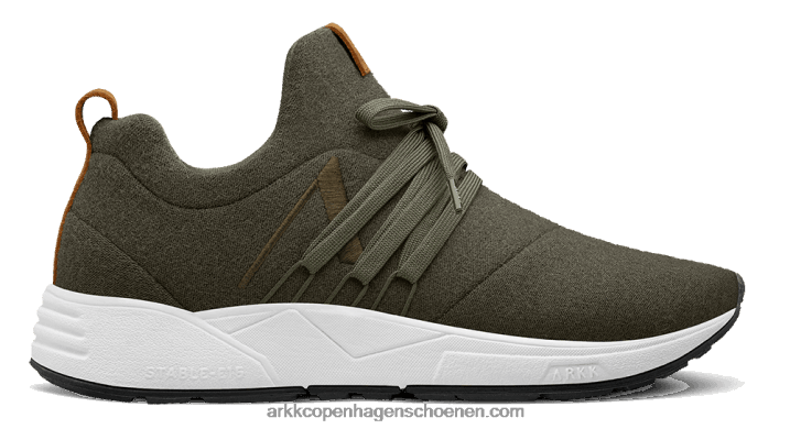 ARKK Copenhagen B82X53 donker legerbruin Heren ravenwol s-e15