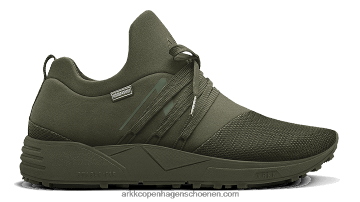 ARKK Copenhagen B82X76 allemaal donker leger Heren Raven mesh hl s-e15 vibram