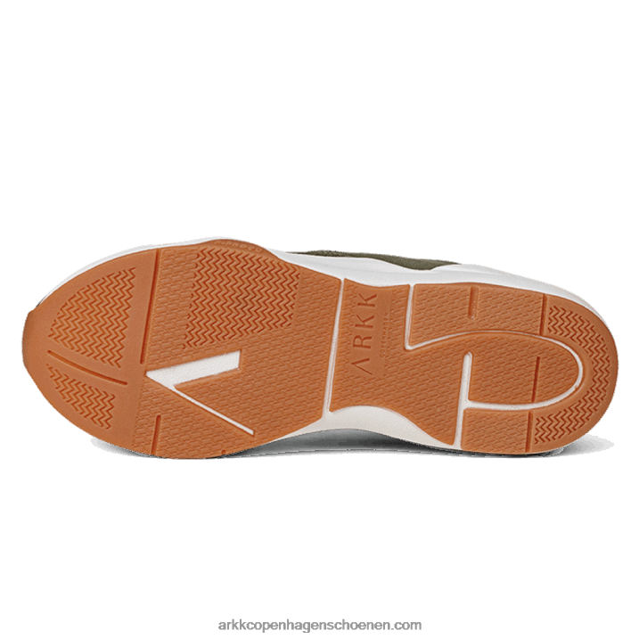 ARKK Copenhagen B82X155 donkere marshmallow-kauwgom uit het leger vrouwen asymtrix suède 3.0 f-pro90