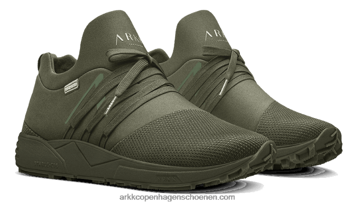 ARKK Copenhagen B82X217 allemaal donker leger vrouwen Raven mesh hl s-e15 vibram
