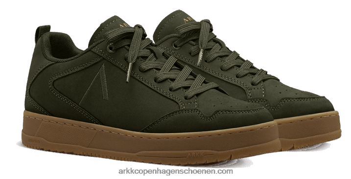 ARKK Copenhagen B82X225 donkere leger lichte kauwgom vrouwen visuklas nubuck stratr65