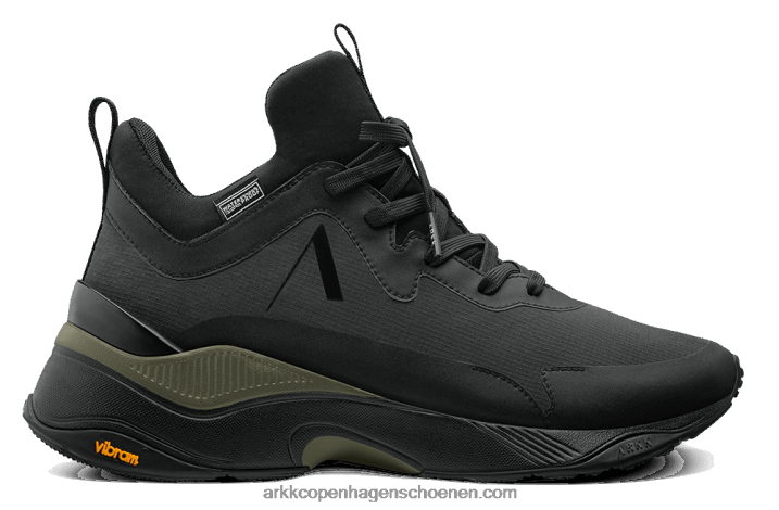 ARKK Copenhagen B82X229 zwart donker leger vrouwen stormrydr nylon hl 2.0 vulkn vibram